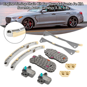 Engine Timing Chain Kit For Hyundai Santa Fe KIA Sorento Azera Genesis 3.3L 3.8L
