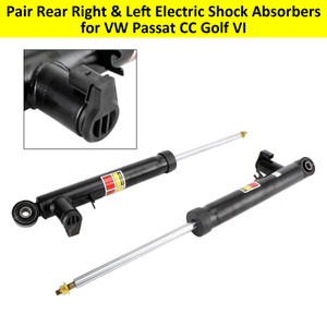 Pair Rear Right & Left Electric Shock Absorbers for VW Passat CC Golf VI
