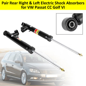 Pair Rear Right & Left Electric Shock Absorbers for VW Passat CC Golf VI