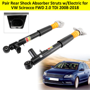 Pair Rear Shock Absorber Struts w/Electric for VW Scirocco FWD 2.0 TDi 2008-2018