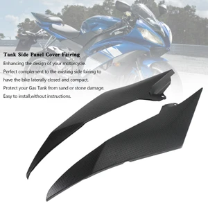 Gas Tank Side Trim Cover Panel Fairing Cowl For Yamaha YZF R6 2008-2016