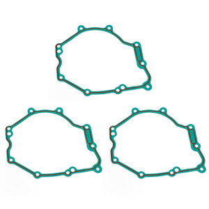 3pcs Left Engine Stator Cover Gasket For YAMAHA R6 2006-2020 YZFR6 YZF YZF-R6