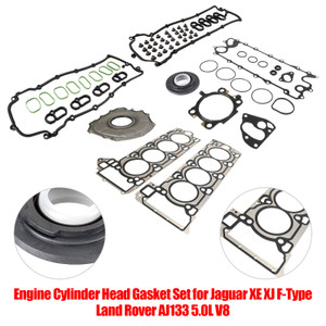 Engine Cylinder Head Gasket Set for Jaguar XE XJ F-Type Land Rover AJ133 5.0L V8