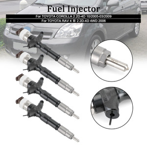 4PCS Fuel Injectors 23670-0R020 Fit Toyota Corolla RAV4 095000-6040