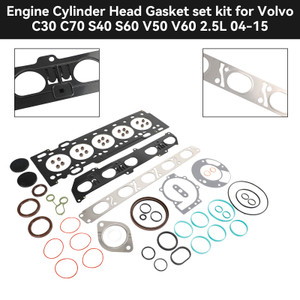Engine Cylinder Head Gasket set kit for Volvo C30 C70 S40 S60 V50 V60 2.5L 04-15
