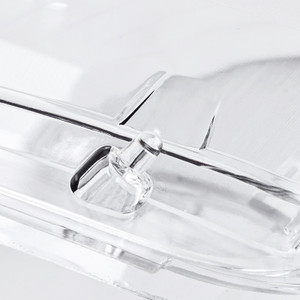 Left +Right Headlight Lens Plastic Cover Shell 4F0941003/04 For Audi A6 06-2011