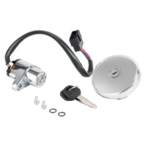 Ignition Switch & Fuel Tank Cap Fits Kawasaki VULCAN 500 LTD 800 CLASSIC 01-09