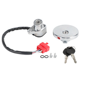 Ignition Switch & Fuel Tank Cap Fits Kawasaki VULCAN 500 LTD 800 CLASSIC 96-01