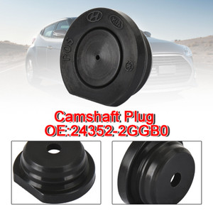 New Camshaft Plug Fits for Kia for Hyundai 24352-2GGB0 24352-2GGA0 Black