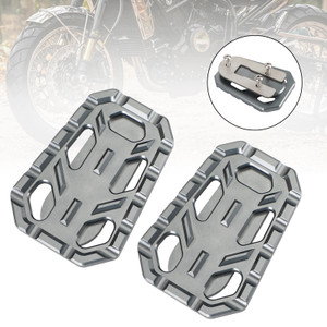 Cnc Driver Footrests Covers Driver Pedal Silver For Tr Scrambler 1200 Tiger