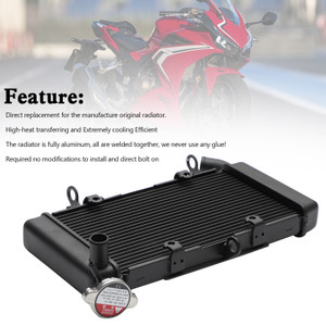 Aluminum Radiator Cooling Cooler For Honda CBR500R CBR 500 R 2019-2022