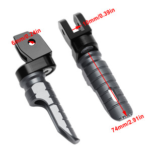 Front Footrests Foot Peg fit for DUCATI Multistrada 1200/1200S/1200 ENDURO