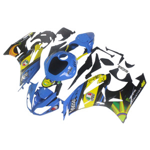 2009-2012 Kawasaki ZX6R 636 Injection Fairing Kit Bodywork Plastic ABS #127