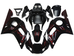 1998-2002 Yamaha YZF 600 R6 Injection Fairing Kit Bodywork Plastic ABS #34