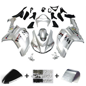 2007-2008 Kawasaki ZX6R 636 Injection Fairing Kit Bodywork Plastic ABS #19