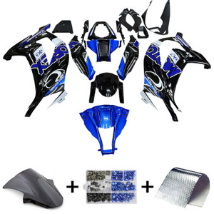 2011-2015 Kawasaki ZX10R Injection Fairing Kit Bodywork Plastic ABS #123 Amotopart Fairing