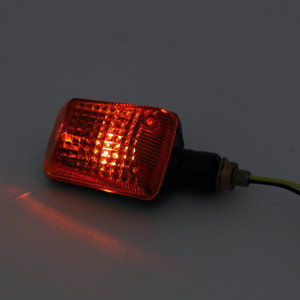 Short Stalk Indicator Turn Signal Light Blinkers Universal Fit, Amber