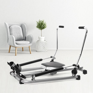 Home Gym Adjustable Exercise Rowing Machine Rower Double Hydraulic Resistance
