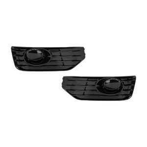 Fog Lamp Light Cover Insert S-line Grill Fit VW T5 T5.1 2010-2015 Gloss Black