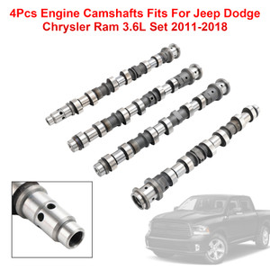 4Pcs Engine Camshafts Fits For Jeep Dodge Chrysler Ram 3.6L Set 2011-2018