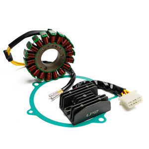 Magneto Stator + Voltage Rectifier + Gasket For Kawasaki KZ550 KZ550-A4 1983