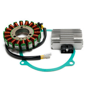 Magneto Stator + Voltage Rectifier + Gasket For Kawasaki ZX550 GPZ550 1984-1988