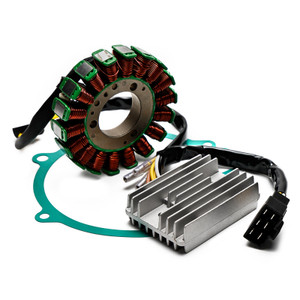 Magneto Stator + Voltage Rectifier + Gasket For Kawasaki ZR550 Zephyr 500 95-98