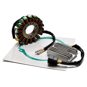 Magneto Stator + Voltage Rectifier + Gasket For Kawasaki ZR550 Zephyr 500 95-98