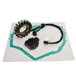 Magneto Stator + Voltage Rectifier + Gasket For Suzuki LTF 400 Eiger 2002-2007