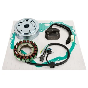 Flywheel Rotor + Stator + Regulator + Gasket For Arctic Cat 400 Manual 2003-2008