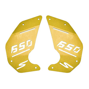 Engine Cover Plate Side Panel Gold For Kawasaki Vulcan S En650 Vn650 15-22 Cafe