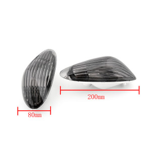 Front Turn Signals Lights Lens SUZUKI Katana 1997-2007 (GSXF) without Bulbs Black