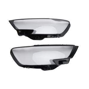 Left +Right Headlight Lens Plastic Cover Shell 8V0941783 84 For Audi A3 17-2020
