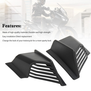 Body Winglet Side Deflector Air Wing Spoiler for HONDA ADV-150 2019-2022 Black
