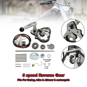 5 Speed Reverse Gear Fit For Harley w Billet Knob Trike Sidecar Motorcycle
