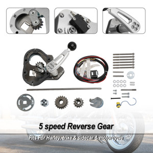 5 Speed Reverse Gear Fit For Harley w Billet Knob Trike Sidecar Motorcycle