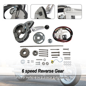 6 Speed Reverse Gear Fit For Harley w Billet Knob Trike Sidecar Motorcycle