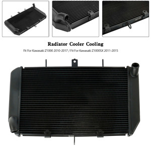 Aluminum Radiator Cooling Cooler For Kawasaki Z1000 SX 2010-2017