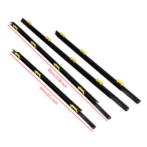 4PCS Weatherstrip Window Seal Belt 72410-SCA-E01 For Honda CR-V  CRV 2002-2006