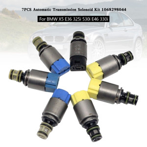7PCS Automatic Transmission Solenoid Kit 1068298044 For BMW X5 E36 325i 530i E46