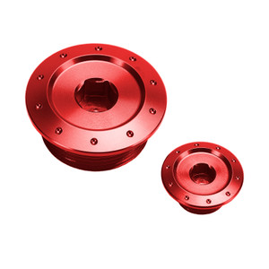 Red Engine Plug Kit For Honda CT125 Hunter Cub 125 Trail 125 Monkey 125 21-23
