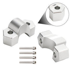 Silver Handlebar Risers Height up 25mm for BMW F 850 GS / ADVENTURE 2018-2023