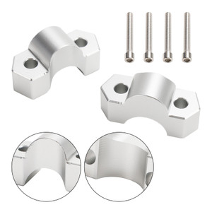 Silver Handlebar Risers Height up 25mm for BMW F 850 GS / ADVENTURE 2018-2023