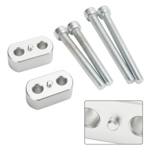 Silver Handlebar risers 20 mm for Tiger 800 & XC,XCa,XCx,XR,XRt,XRx 2010-2020