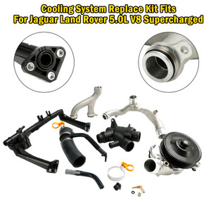 Cooling System Replace Kit Fits For Jaguar Land Rover 5.0L V8 Supercharged