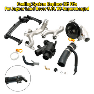 Cooling System Replace Kit Fits For Jaguar Land Rover 5.0L V8 Supercharged