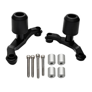 Aluminum Frame Crash Sliders Protection Black Fit For Kawasaki Zh2 20-23 2021