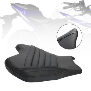 Front Raider Seat Driver Cushion Pu Black Fit For Yamaha Yzf-R7 Yzf R7 2021-2022