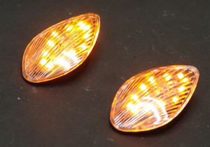 Clear Turn Signals For Honda CBR 1000 RR Flush Mount 2004-2005