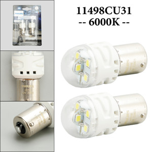For Philips 11498CU31B2 Ultinon Pro3100 LED-WHITE P21W 6000K BA15s